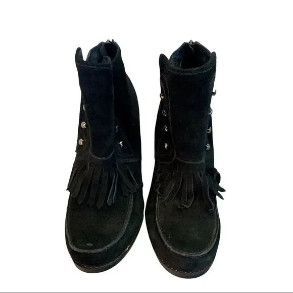 𝅺PEGABO Vanboe black ankle bootie size 39 - Picture 4 of 8